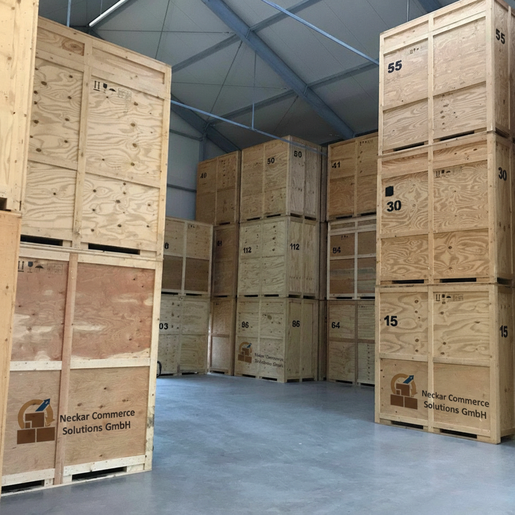 Möbellagerung Stuttgart - Holzkisten